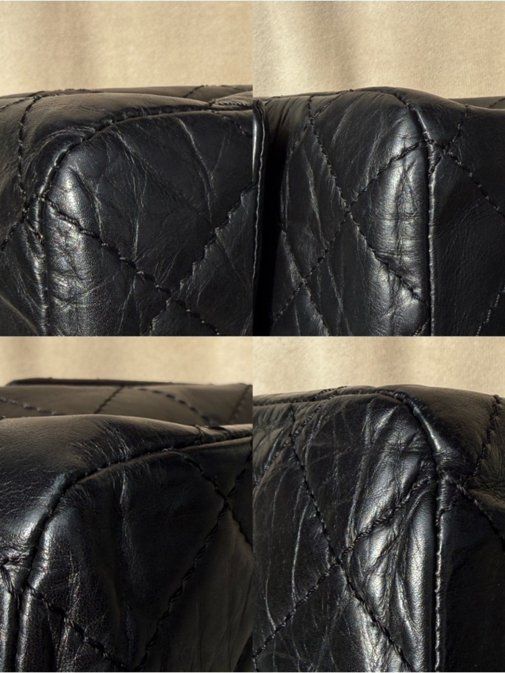 CHANEL Reissue 227 Maxi Double Flap Black Calfskin Silver HW 2008 Vintage 2.55 - Picture 14 of 14